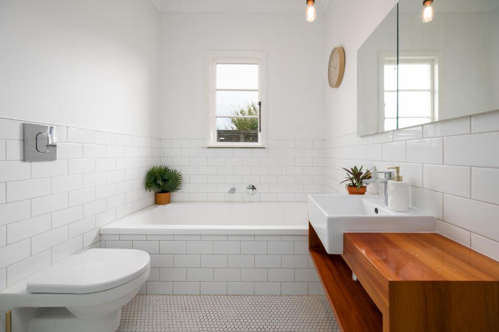 Living space at The Pink House